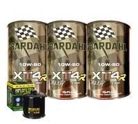 Kit Tagliando Olio Bardahl XT4R 10W60 Per Kawasaki Z400 ER400 D-KF LF 2019>2020