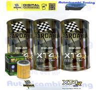 Kit Tagliando Olio Bardahl XT4R 5W40 Hiflo Per Yamaha YFM350 Big Bear1987>1999