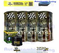 Kit Tagliando Olio Bardahl XT4R 5W40 Per Kawasaki ZX636 A1P ZX6-R Ninja 2002