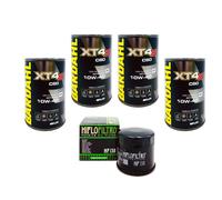KIT TAGLIANDO OLIO BARDAHL XT4S 10W40 4 LITRI + FILTRO HIFLO HF138 04BD32F2