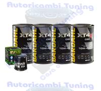 Kit Tagliando Olio Bardahl XT4S 10W40 + Filtro Per Honda CBR600 FA-B ABS 2011