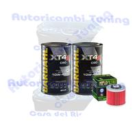 Kit Tagliando Olio Bardahl XT4S 10W40 + Filtro Per Yamaha SR400 1JR