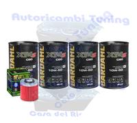 Kit Tagliando Olio Bardahl XT4S 10W50 Filtro Per Yamaha BT1100 Bulldog 2002>2006
