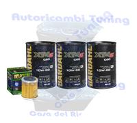 Kit Tagliando Olio Bardahl XT4S 10W50 Hiflo Per Yamaha YFM350 Big Bear 1987>1999