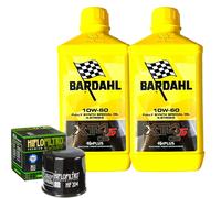 Kit Tagliando Olio Bardahl XT4S 10W60 + Filtro Per Honda CBR250 RR-H J KMC51