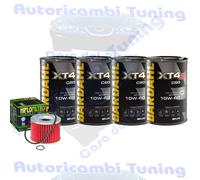 Kit Tagliando Olio Bardahl XT4S 10W60 + Filtro Per Kawasaki KZ1000 CSR1981>1982