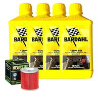 Kit Tagliando Olio Bardahl XT4S 10W60 Filtro Per Moto Morini 1200 Corsaro 2006>