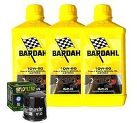 Kit Tagliando Olio Bardahl XT4S 10W60 Per Kawasaki Z400 ER400 D-KF LF 2019>2020