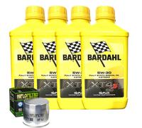 Kit Tagliando Olio Bardahl XT4S 5W30 + Filtro Per BMW R1100 S Sports Boxer 2000