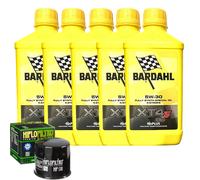 Kit Tagliando Olio Bardahl XT4S 5W30 Filtro Per Suzuki GSX1300 BKA-K9 BKing 2009