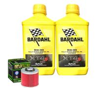 Kit Tagliando Olio Bardahl XT4S 5W30 + Filtro Per Yamaha XV250 1995>1997