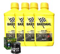 Kit Tagliando Olio Bardahl XT4S 5W30 Per Honda XL1000 V-9 Varadero Comfort 2009