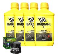 Kit Tagliando Olio Bardahl XT4S 5W30 Per Suzuki ATV LTA700 X King Quad 2005>2008