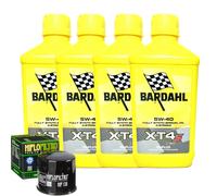Kit Tagliando Olio Bardahl XT4S 5W40 Per Suzuki ATV LTA700 X King Quad 2005>2008