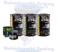 Kit Tagliando Olio Bardahl XT4S 5W40 Per Yamaha YFM700 Kodiak Hunter2016>2018