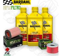 Kit tagliando Olio BARDAHL XTC 10W40 + Filtri HONDA CB 350 S 1987