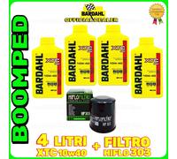 KIT TAGLIANDO OLIO BARDAHL XTC 10W40 FILTRO 303 APACHE 450 RLX 04BD36F4