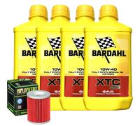 Kit Tagliando Olio Bardahl XTC 10W40 + Filtro Per Moto Morini 1200 9 1 2 2006>