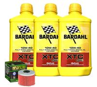Kit Tagliando Olio Bardahl XTC 10W40 Per Honda SLR650 V W X Y Vigor 1997>2000