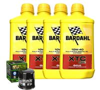 Kit Tagliando Olio Bardahl XTC 10W40 Per Honda XL1000 V-9 Varadero Comfort 2009