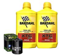 Kit Tagliando Olio Bardahl XTC 10W40 Per Victory Cross Roads2010>2012