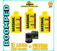 KIT TAGLIANDO OLIO BARDAHL XTC 10W50 FILTRO 138 HONDA CBF500 ABS 03BD37F4