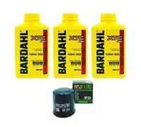 KIT TAGLIANDO OLIO BARDAHL XTC 10W50 FILTRO HF204 HondaCB500 F/FA-D,E,F 03BD37F1
