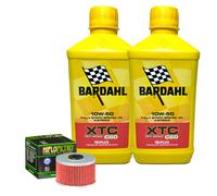Kit Tagliando Olio Bardahl XTC 10W50 Filtro Per Kawasaki KLX 230 230R 2020>2021