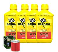 Kit Tagliando Olio Bardahl XTC 10W50 + Filtro Per Moto Morini 1200 Corsaro 2006>