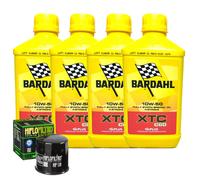 Kit Tagliando Olio Bardahl XTC 10W50 Filtro Per Suzuki GSX-R600 WN WP 1992>1993