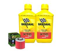 Kit Tagliando Olio Bardahl XTC 10W50 + Filtro Per Yamaha BW350 T1987