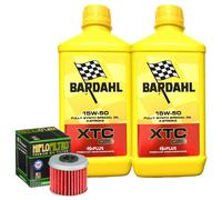 Kit Tagliando Olio Bardahl XTC 15W50 + Filtro Per Honda CRF250 RX-M 2021