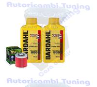 Kit Tagliando Olio Bardahl XTC 15W50 + Filtro Per Yamaha SR400 1JR