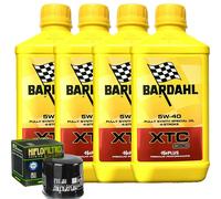 Kit Tagliando Olio Bardahl XTC 5W40 Per Benelli 1130 TN Titanium2005>2015