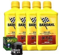 Kit Tagliando Olio Bardahl XTC 5W40 Per Suzuki ATV LTA700 X King Quad 2005>2008