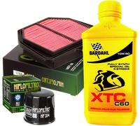 KIT TAGLIANDO OLIO BARDAHL XTC FILTRO OLIO ARIA PER YAMAHA FZ1 2011 12 13 14 15