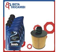 Kit Tagliando Olio Bendix 0W30 Fiat 500X Doblo 1.6 Multijet Alfa Giulietta 2.0