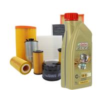 Kit tagliando olio CASTROL EDGE 5W30 5LT 4 FILTRI MISTI VW GOLF 6 VI 1.6 TDI