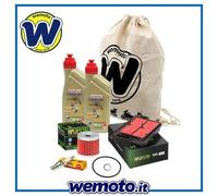 Kit tagliando Olio CASTROL filtri candela per Suzuki AN 400 Burgman 2009 2016