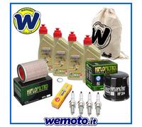 Kit tagliando Olio CASTROL Filtri Candele per Honda CB 900 F Hornet 2002 2007