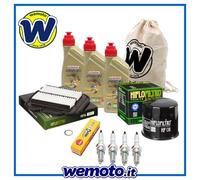 Kit tagliando Olio CASTROL filtri Candele per Suzuki DL 650 A V-Strom 2010