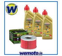 Kit tagliando Olio CASTROL Power-1 e Filtro Honda CBX 550 F2C 1982 1984