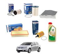 KIT TAGLIANDO OLIO EDGE 5W30 5LT+ 4 FILTRI COMPATIBILE CON VW GOLF 5 V 1.9 TDI