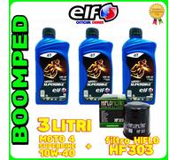 KIT TAGLIANDO OLIO ELF MOTO4 10W40 FILTRO HF303 YAMAHA YZF-R65SL 03ET01F4