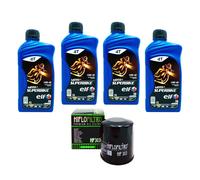 KIT TAGLIANDO OLIO ELF MOTO4 10W40 FILTRO HF303 YAMAHA YZF-R65SL 04ET01F4
