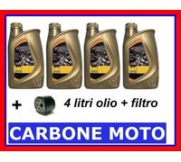 KIT TAGLIANDO OLIO ENI I-RIDE 10W40 + FILTRO KAWASAKI ZX6-R 600 RR NINJA 2005