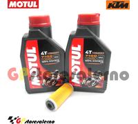 KIT TAGLIANDO OLIO + FILTRO 7100 10W60 KTM 350 XC-F 2017