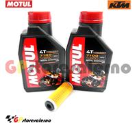KIT TAGLIANDO OLIO + FILTRO 7100 15W50 KTM 400 XC-W 2008