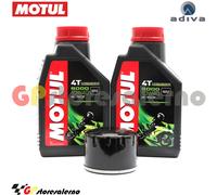 KIT TAGLIANDO OLIO + FILTRO MOTUL 5000 10W40 2LT ADIVA 400 AD 2011