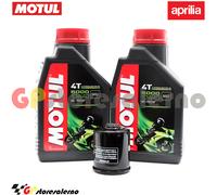 KIT TAGLIANDO OLIO + FILTRO MOTUL 5000 10W40 2LT APRILIA 125 SR MAX 4T 2011